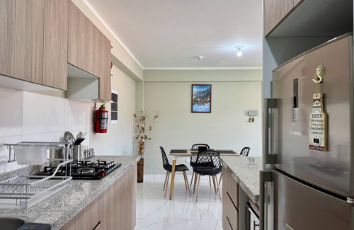 Independencia Appartement | 3 RB, Fast Wi-Fi, mountain view, barbecue area, garage. elevator.
