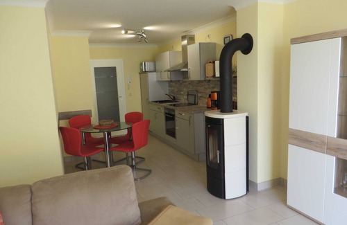 Borgerende Appartement | Appartement 3 pièces 4 pers. + 1 bébé jusqu'à 7 ans - excl. App. Groyne, cheminée, Wi-Fi, 250m de la plage, Waschm.