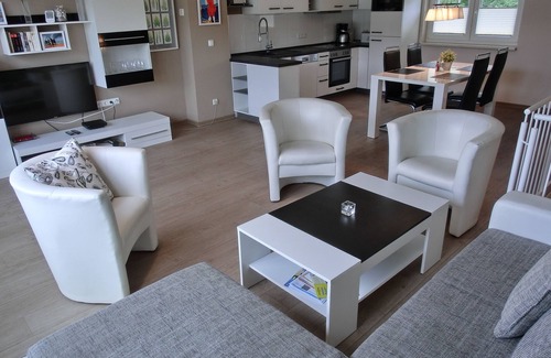Gelbensande Appartement | 3-room apartment with 2 bedrooms for 6 people with WLAN