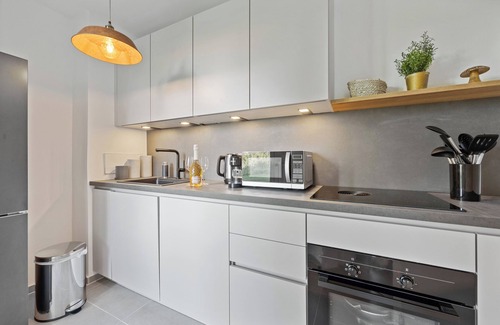 Bad Aibling Appartement | 3 room ground floor apartment with terrace directly at the Kurpark, near train station + Schön Klinik