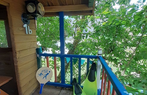 Hohen Niendorf Appartement | 3-room summer bungalow Kirschtraum (40m², max 5 persons) - Kleinis Ferienhof Hohen Niendorf bei