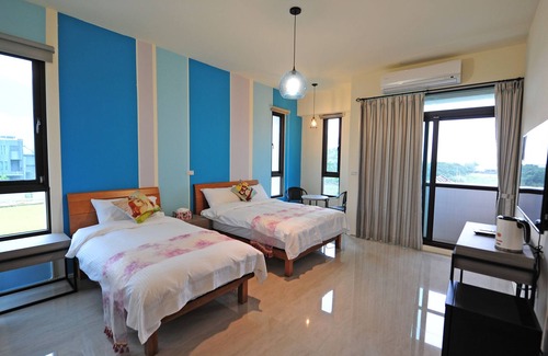 Ji'an Lit Et Petit-Déjeuner | 302 Chambre Triple Vue Montagne - Hualien