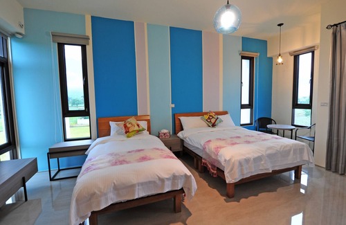 Ji'an Lit Et Petit-Déjeuner | 302 Chambre Triple Vue Montagne - Hualien
