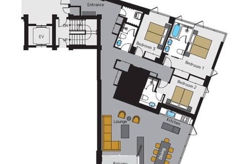 Hirafu Appartement | 308 m² Appartement ∙ 5 chambres ∙ 12 personnes