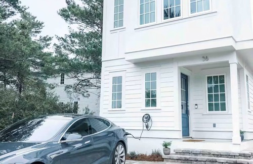 Santa Rosa Beach Maison | 30A home with curated Interiors & EV Charging in gated community