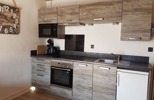 Les Deux Alpes Appartement | Appartement 34 m2 avec garage déco montagne moderne