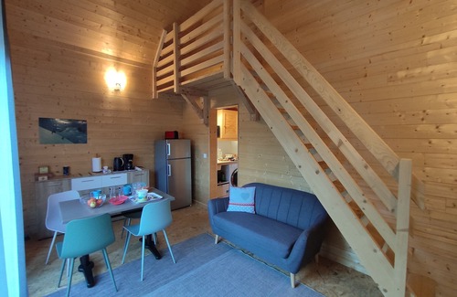 Queige Chalet De Ski | Chalet bois indépendant de 35 m² avec terrasse donnant sur la montagne