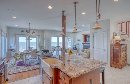 Prime Hook Beach Maison | Front de mer !! Vues incroyables sur l'eau! Animaux acceptés! Draps et serviettes fournis