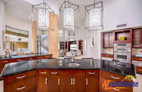 North Scottsdale Villa | 4.5 Million Mouth Watering Millionaire Mansion+Gym+SportCourt+Putting Grn+Casita
