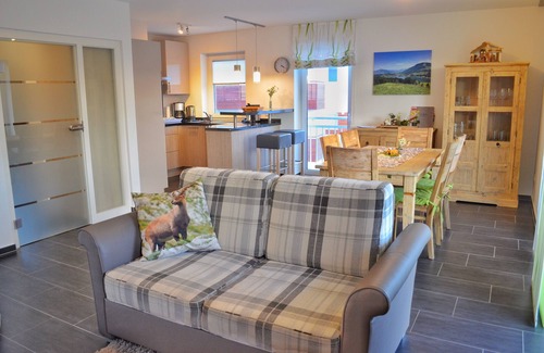 Kalzhofen Appartement | Appartement 4 **** EdelWeiß, 3 pièces, parking souterrain, ascenseur, WiFi, Oberstaufen Plus