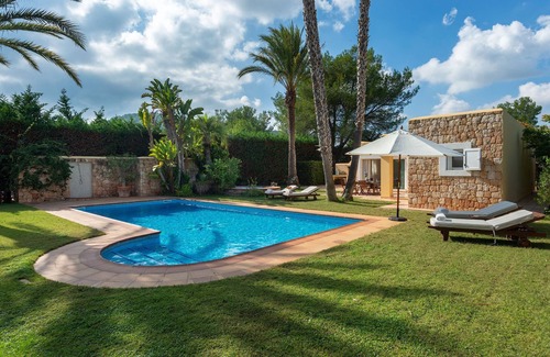 Sant Josep de sa Talaia Villa | ***** Villa Belvedere ***** près de l'aéroport, ville et Playa den Bossa, 4 chambres