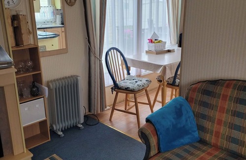 Aldborough Maison | 4 couchettes Holiday Caravan avec vue imprenable sur la mer 5 ☆ classé avec grand pont extérieur