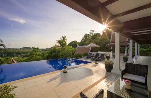 Choeng Thale Villa | 4 BR Villa de luxe piscine, Layan Beach