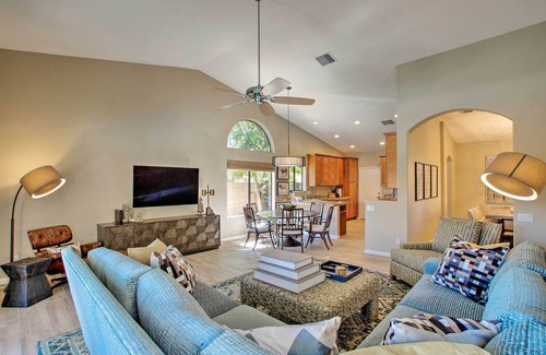 Paradise Park Vista Cottage | 4 Mi to TPC Scottsdale: Family Home w/ Hot Tub!