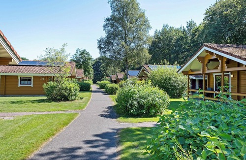 Municipality of Hardenberg Maison | 4-person bungalow with private sauna, veranda and washing machine at holiday park ’t Hooge Holt near Gramsbergen and nature.