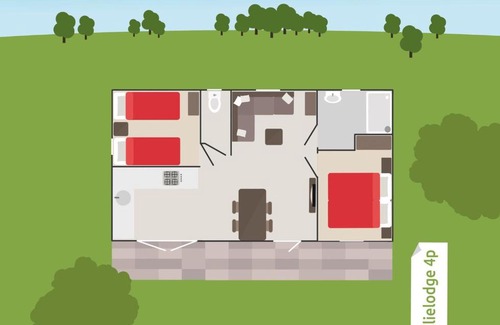 Voorthuizen Appartement | 4-persoons Familielodge