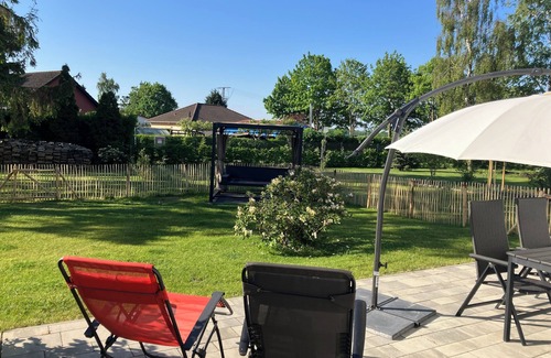 Kirchdorf Appartement | 4 star vacation apartment 94 m2 with garden near the Boddenstrand