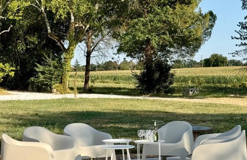Gazaupouy Maison | 450m2 villa in the heart of the Gers, 5 suites, dormitory, pool and sunsets