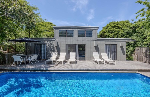 Fire Island Pines Maison | 4Bd 2Ba w/ AC & Heated Pool Fire Island Pines Oasis