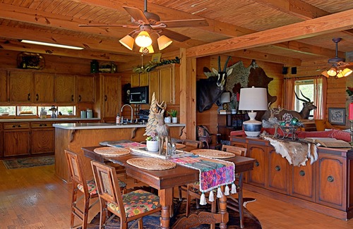 Caldwell County Cabine | 4D Guest Ranch~Large private pool with volley ball and basket ball nets