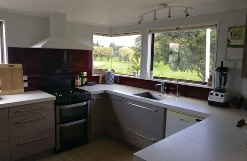 Mount Maunganui Maison | 5 bedroom home on Mount Maunganui Golf Course, Omanu beach across the road.