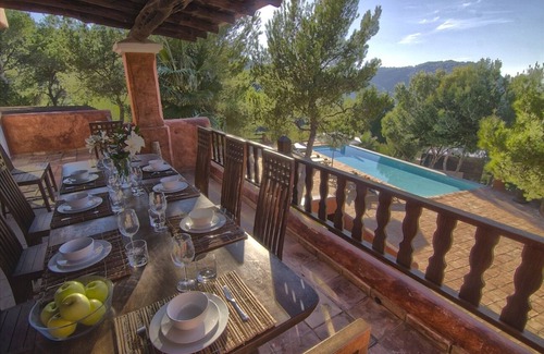 Sant Joan de Labritja Villa | 5 chambres / 5 salles de bain + 2toilet, Private Infinity Pool, 10-12 personnes, 5 ¨ forme ibiz