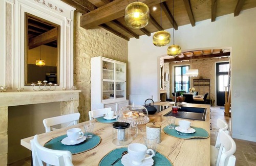 Gontaud Maison | Oasis chic piscine chauffée au cœur de Monsegur
