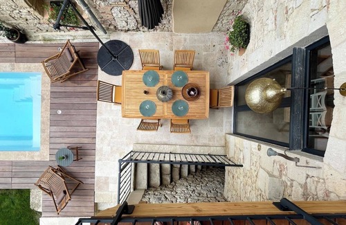 Gontaud Maison | Oasis chic piscine chauffée au cœur de Monsegur