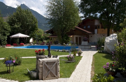 Grassau Appartement | 5. Fewo Kampenwand, 28 qm, 1-2 Pers., Wohn-Schlafraum, Westbalkon 2. OG