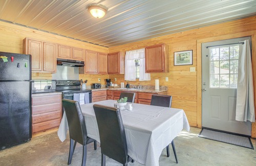 Sardis Cabine | 5 Mi to Sardis Lake: Pet-Friendly Cabin Rental