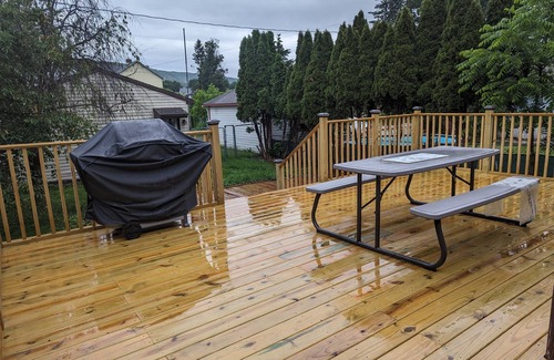 Corning Maison | 5 min to the Corning Museum of Glass! Family-sized Duplex w/ pool table & patio