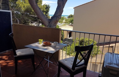 La Franqui Appartement | 5 personnes Terrasse Vue sur Mer en plein cœur de la station