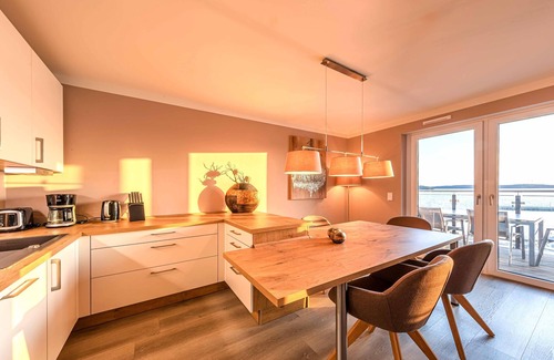 Muritz Appartement | 5 - star vacation apartment Auszeit with panoramic view of the Müritz