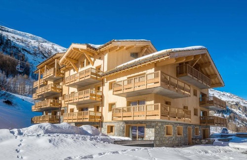 Les Boisses Appartement | 200m del centro estación, 6.o piso, fitness, piscina, sauna, hammam, balcón, tv, local para esquís