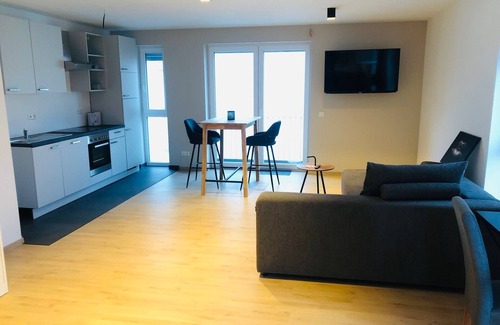 Bockingen Appartement | 50sqm suite in Heilbronn with its own underground parking garage. Temporary living in Heilbronn a.N
