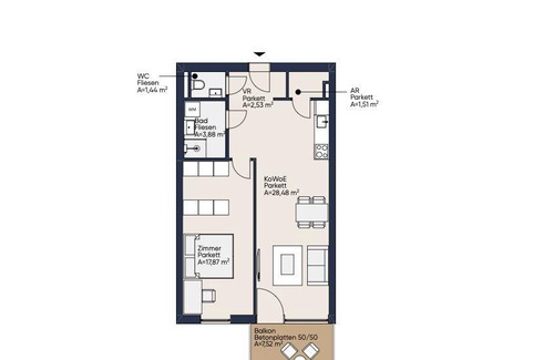 Lend Appartement | 55 m² Appartement ∙ 1 chambre ∙ 4 personnes