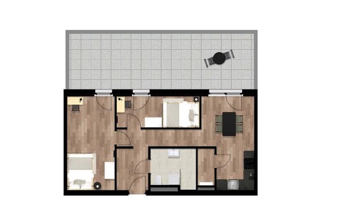 Lend Station Balnéaire | 57 m² Chambre privée ∙ 1 chambre ∙ 1 personne
