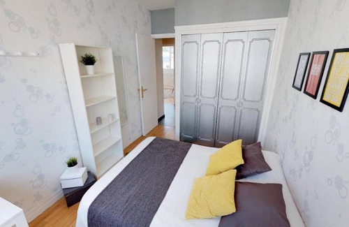 Part Dieu - Bir Hakeim Station Balnéaire | 58 m² Chambre privée ∙ 1 chambre ∙ 1 personne