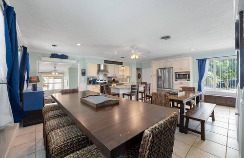Cocoa Isles Maison | Big Beach House Close to Beach & Fun with Heated Pool, Hot Tub & Tiki Bar!
