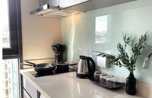 Sukhumvit Appartement | 5min to BTS Fully Equipped Kitchen with City View
