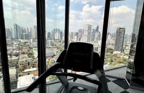 Sukhumvit Appartement | 5min to BTS Fully Equipped Kitchen with City View
