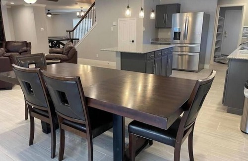 Stone Oak Maison | 6 bed 120” theater ping pong pool table Stone Oak