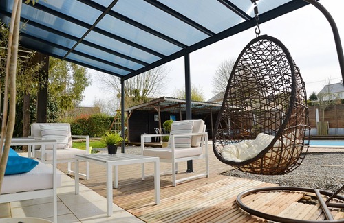 Bouessay Maison | Maison de vacances 6 chambres avec une piscine - La Belle Rochette