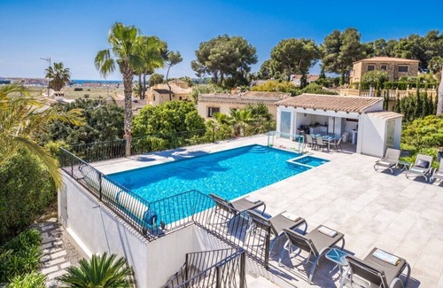 La Sabatera Villa | Villa de 6 chambres à quelques minutes de la plage de Moraira. Piscine chauffée, vue mer