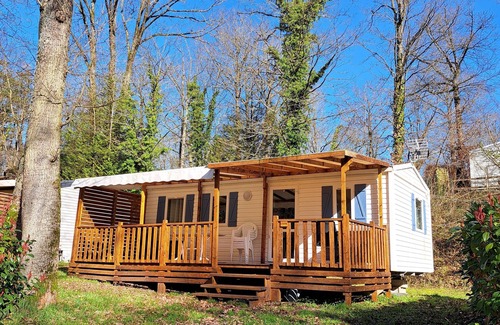 Saint-Cheron Maison | Mobil-Home 6 personnes climatisé dans camping 3* de 23 hectares en pleine nature