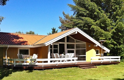 Farso Maison | Superbe maison de vacances à Farsø avec terrasse couverte