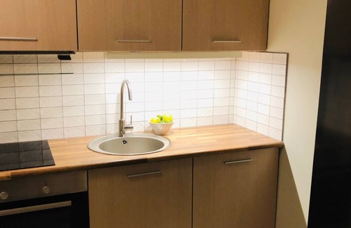 Nacka Municipality Appartement | 60 sq.m. apartment with your own patio and 5 min walk to a great beach