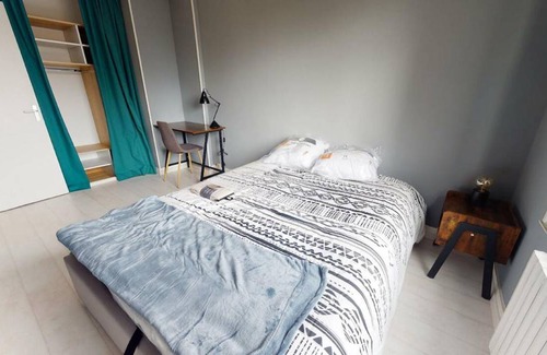 Dijon Station Balnéaire | 62 m² Chambre privée ∙ 1 chambre ∙ 1 personne