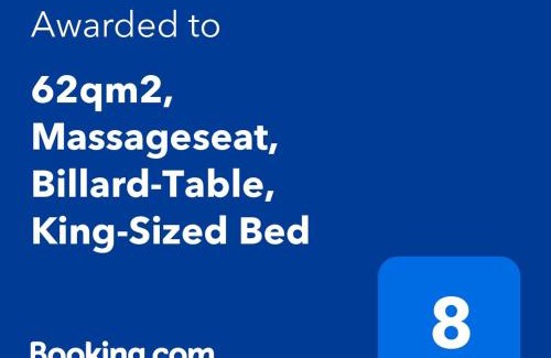 Schillerkiez Appartement | 62qm2, Massageseat, Billard-Table, King-Sized Bed