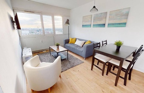 Mons-en-Baroeul Station Balnéaire | 63 m² Chambre privée ∙ 1 chambre ∙ 1 personne